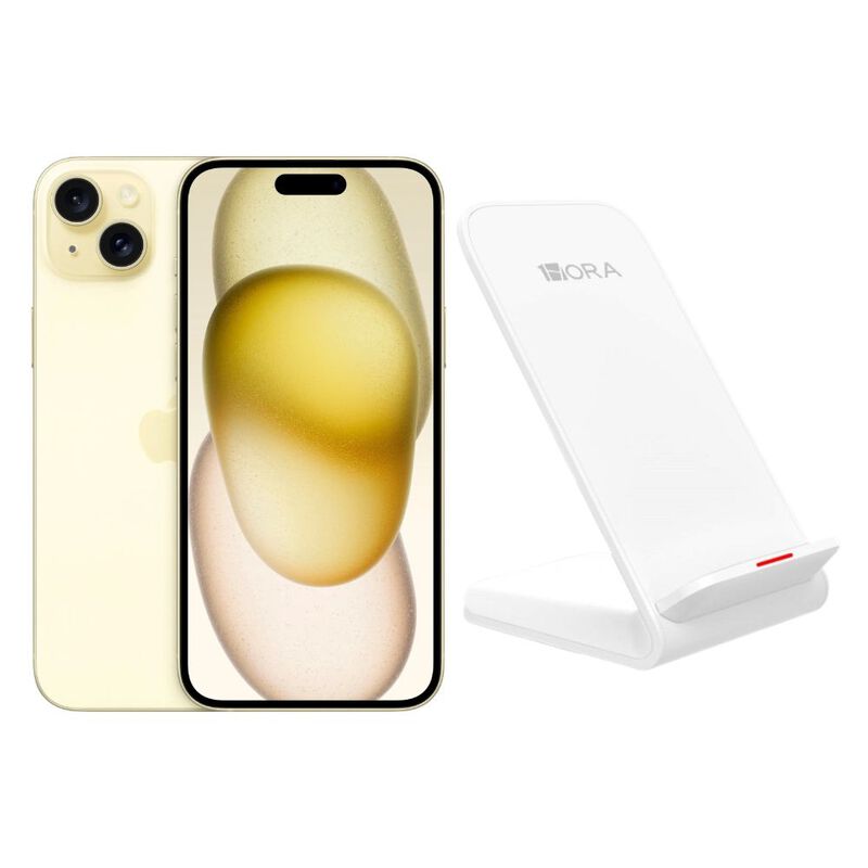 iPhone 15 128GB Amarillo E-SIM Reacondicionado ... image number null