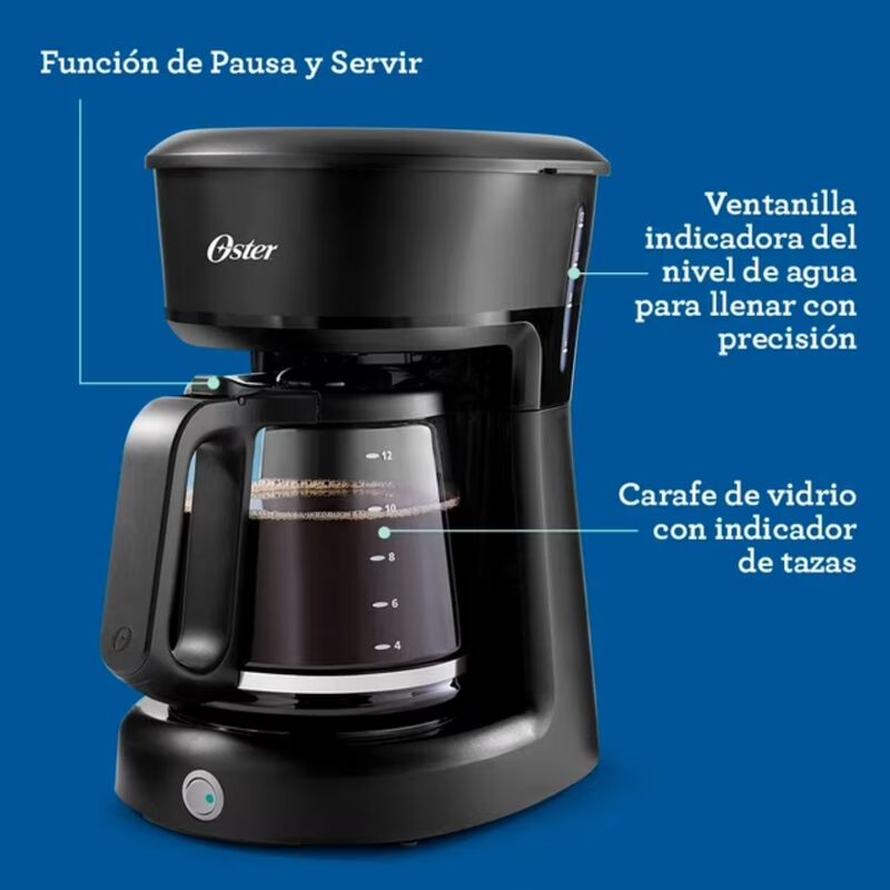 Cafetera Oster Bvstdcs121b 12 Tzs Ngo image number null