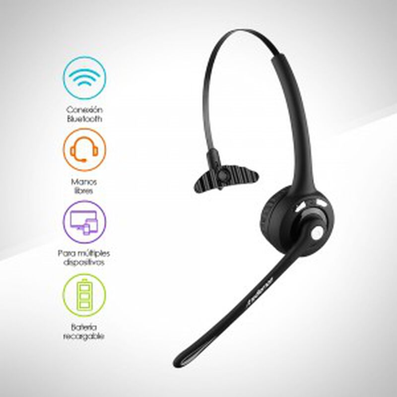 Diadema Con Micrófono Bluetooth image number null