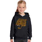 Sudadera Con Capucha Word Art Para Ni&ntilde;a - Modo Bestia - Negro